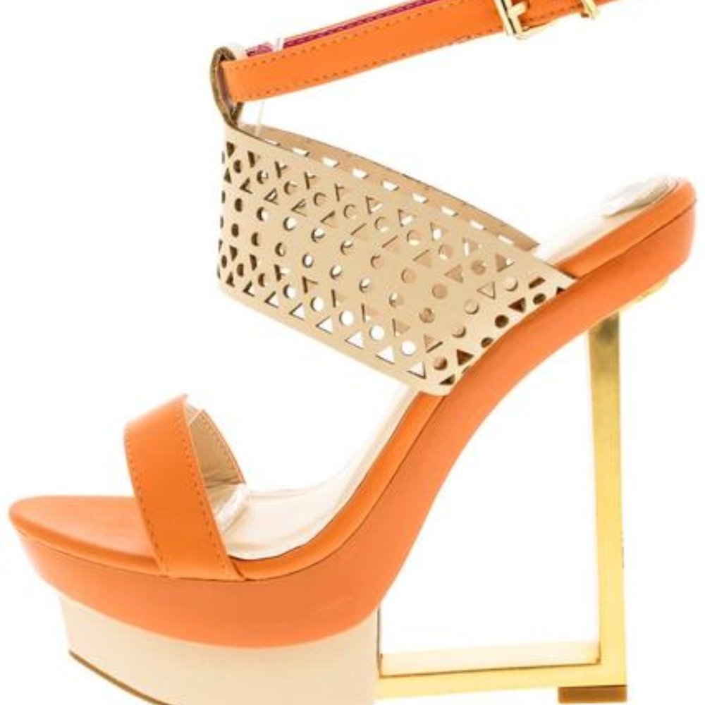 Orange Sandals